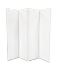 Screens White Screen - 1" x 84" x 84" White, Faux-leather - Screen HomeRoots