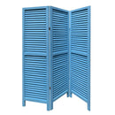 Screens Wood Screen Doors - 1" x 48" x 67" Blue, Wood, Shutter - Screen HomeRoots