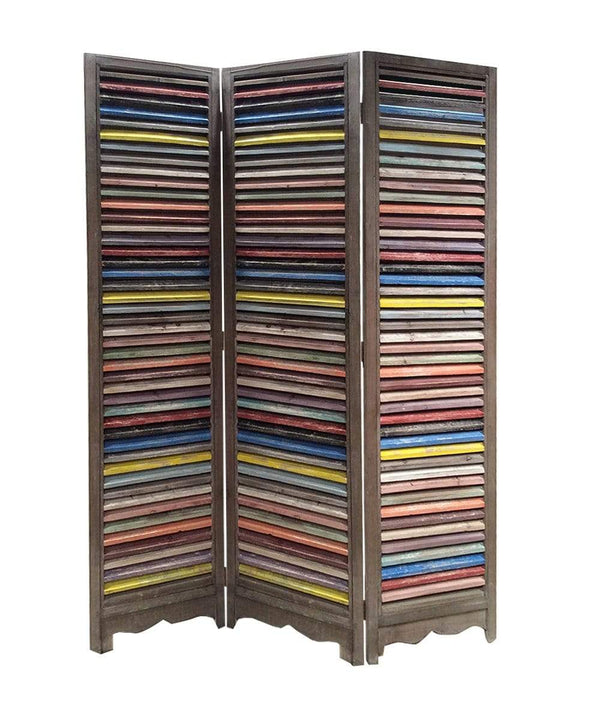 Screens Wood Screen Doors - 1" x 48" x 71" Multi-Colored, Wood, Shutter - Screen HomeRoots