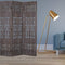 Screens Wood Screen Doors - 1" x 52" x 67" Brown, 3 Panel, Wood - Screen HomeRoots