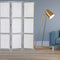Screens Wood Screen Doors - 1" x 53" x 67" Gray, Wood Breezer, Mesh - Screen HomeRoots