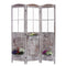 Screens Wood Screen Doors - 1" x 53" x 70" Gray, Pot Garden, Wood - Screen HomeRoots