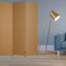 Screens Wood Screen Doors - 1" x 54" x 72" Light Brown, Wood - 3 Panel Screen HomeRoots