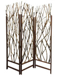 Screens Wood Screen Doors - 1" x 58" x 70" Brown, Wood Tree - Screen HomeRoots