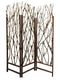 Screens Wood Screen Doors - 1" x 58" x 70" Brown, Wood Tree - Screen HomeRoots
