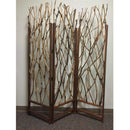 Screens Wood Screen Doors - 1" x 58" x 70" Brown, Wood Tree - Screen HomeRoots