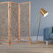 Screens Wood Screen Doors - 1" x 60" x 69" Brown, 3 Panel, Wood, Foldable - Screen HomeRoots
