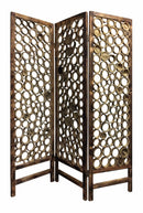 Screens Wood Screen Doors - 1" x 60" x 69" Natural, Bamboo, Slice - Screen HomeRoots