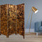 Screens Wood Screen Doors - 1" x 60" x 69" Natural, Wood - 3 panel Screen HomeRoots