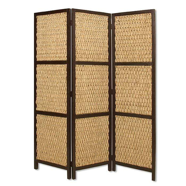 Screens Wood Screen Doors - 1" x 60" x 72" Brown, Braided Rope, Wooden - Screen HomeRoots