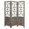 Screens Wood Screen Doors - 1" x 60" x 72" Gray, 3 Panel, Floor, Wood - Screen HomeRoots