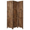 Screens Wood Screen Doors - 1" x 63" x 72" Natural, 3 panel, Wood, Fortress - Screen HomeRoots