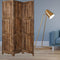 Screens Wood Screen Doors - 1" x 63" x 72" Natural, 3 panel, Wood, Fortress - Screen HomeRoots