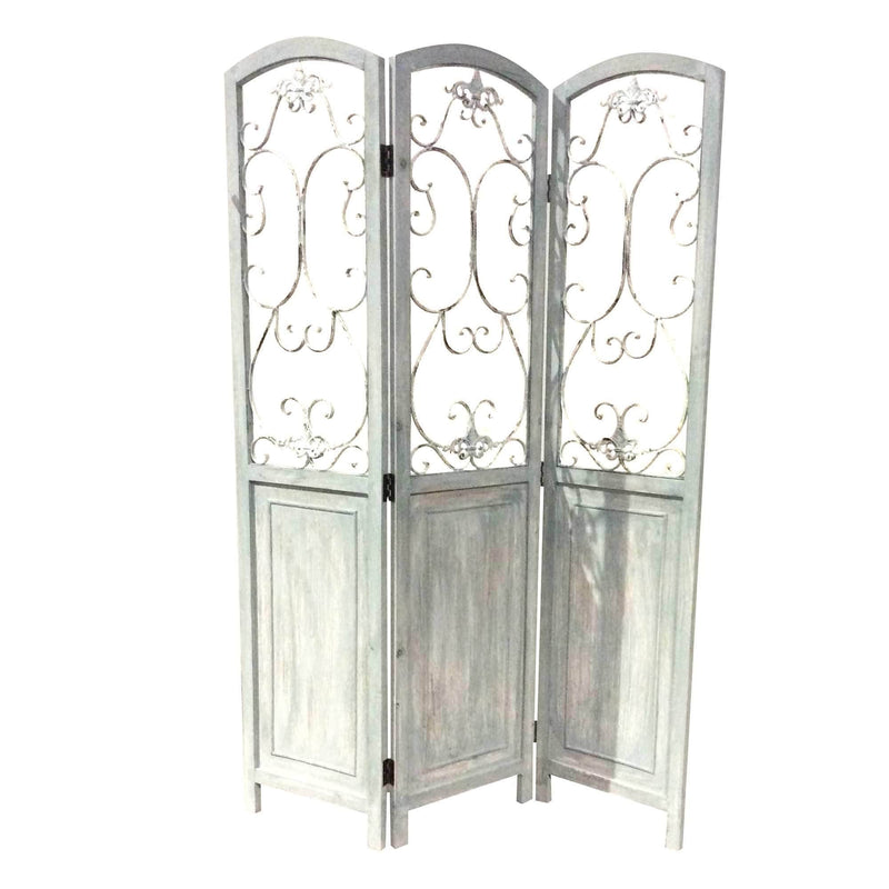 Screens Wood Screen Doors - 1" x 68" x 48" Blue ,Wood - Screen HomeRoots