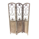 Screens Wood Screen Doors - 1" x 68" x 48" Brown ,Wood - Screen HomeRoots