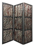 Screens Wood Screen Doors - 1" x 72" x 72" Cherry, Branch Wood - Screen HomeRoots