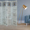 Screens Wood Screen Doors - 1" x 76" x 84" Blue, Wood- Screen HomeRoots