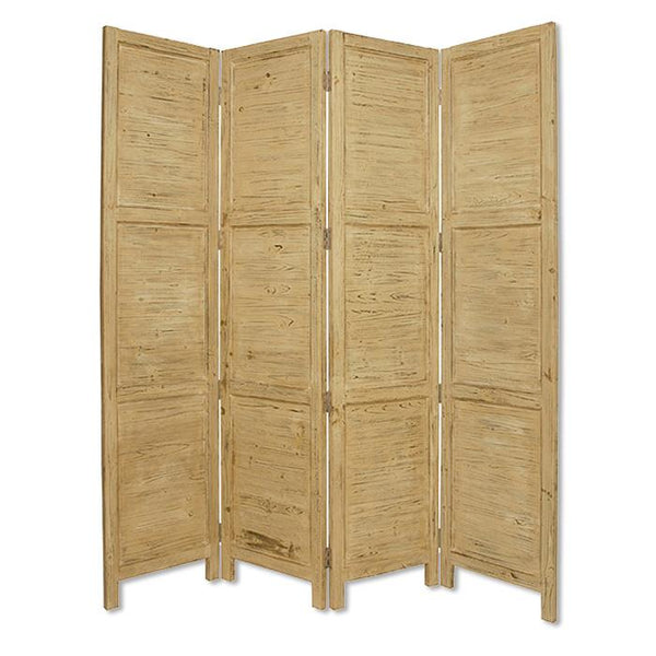 Screens Wood Screen Doors - 1" x 76" x 84" Yellow, Wood- Screen HomeRoots