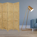 Screens Wood Screen Doors - 1" x 76" x 84" Yellow, Wood- Screen HomeRoots