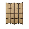 Screens Wood Screen Doors - 1" x 80" x 96" Brown, Wood, Braided Rope - Screen HomeRoots
