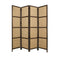 Screens Wood Screen Doors - 1" x 80" x 96" Brown, Wood, Braided Rope - Screen HomeRoots
