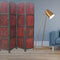 Screens Wood Screen Doors - 1" x 80" x 96" Cherry, 4 Panel, Wood - Screen HomeRoots