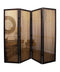 Screens Wood Screen Doors - 1" x 84" x 84" Brown, Wood, 3 Panel - Screen HomeRoots