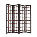 Screens Wood Screen Doors - 1" x 84" x 84" Brown, Wood - Screen HomeRoots