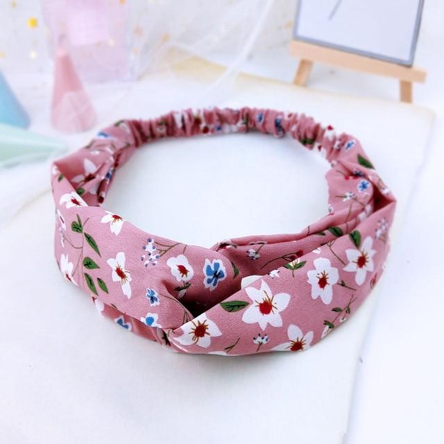 Scrunchies Woman Knotted Turban Hair Accessories for Girls Turban Elastic Hairband Head Wrap Striped  Hair Scrunchies W276 AExp