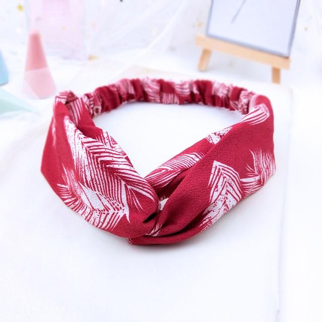 Scrunchies Woman Knotted Turban Hair Accessories for Girls Turban Elastic Hairband Head Wrap Striped  Hair Scrunchies W276 AExp