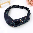 Scrunchies Woman Knotted Turban Hair Accessories for Girls Turban Elastic Hairband Head Wrap Striped  Hair Scrunchies W276 JadeMoghul Inc. 