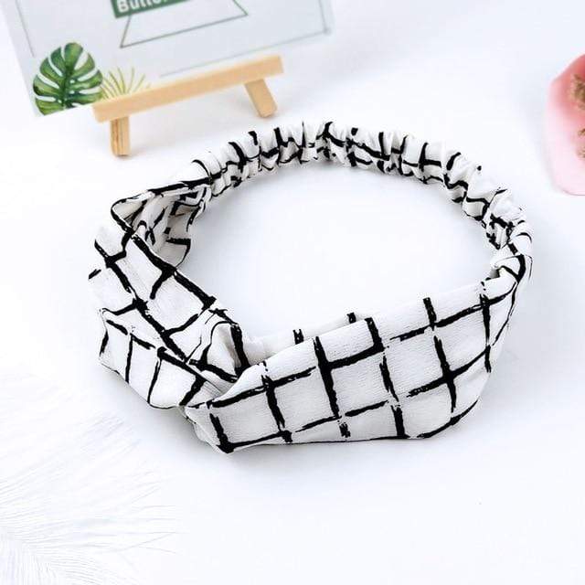 Scrunchies Woman Knotted Turban Hair Accessories for Girls Turban Elastic Hairband Head Wrap Striped  Hair Scrunchies W276 JadeMoghul Inc. 