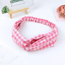 Scrunchies Woman Knotted Turban Hair Accessories for Girls Turban Elastic Hairband Head Wrap Striped  Hair Scrunchies W276 JadeMoghul Inc. 