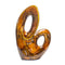 Sculptures Contemporary Sculpture - 14" X 5" X 19'.5" Copper, Red and Gold Metal Sculpture HomeRoots