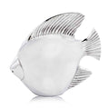 Sculptures Contemporary Sculpture - 2.5" x 6" x 6" Buffed - Fish Sculpture HomeRoots