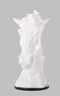 Sculptures Modern Sculpture - 11" White Polynesian Horse Head Sculpture HomeRoots