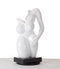 Sculptures Modern Sculpture - Modern White Feminine Sculpture HomeRoots