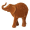 Sculptures Sculptures For Sale - 6.69" X 2.76" X 6.38" Orange Resin 4 Limestone Velvet Elephant Tabletop Sculpture HomeRoots
