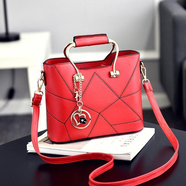 SDRUIAO Messenger Bag for Women 2018 Ladies' PU Leather Handbags Luxury Quality Female Shoulder Bags Famous Women Designer Bags-Red-JadeMoghul Inc.