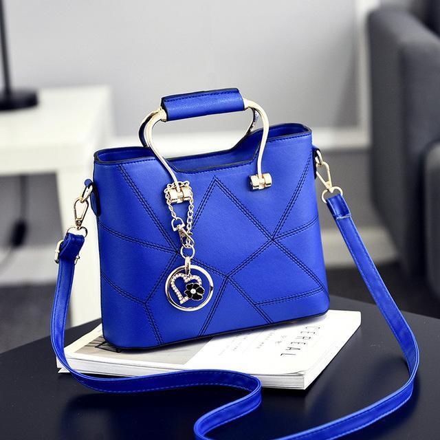 SDRUIAO Messenger Bag for Women 2018 Ladies' PU Leather Handbags Luxury Quality Female Shoulder Bags Famous Women Designer Bags-Sky Blue-JadeMoghul Inc.