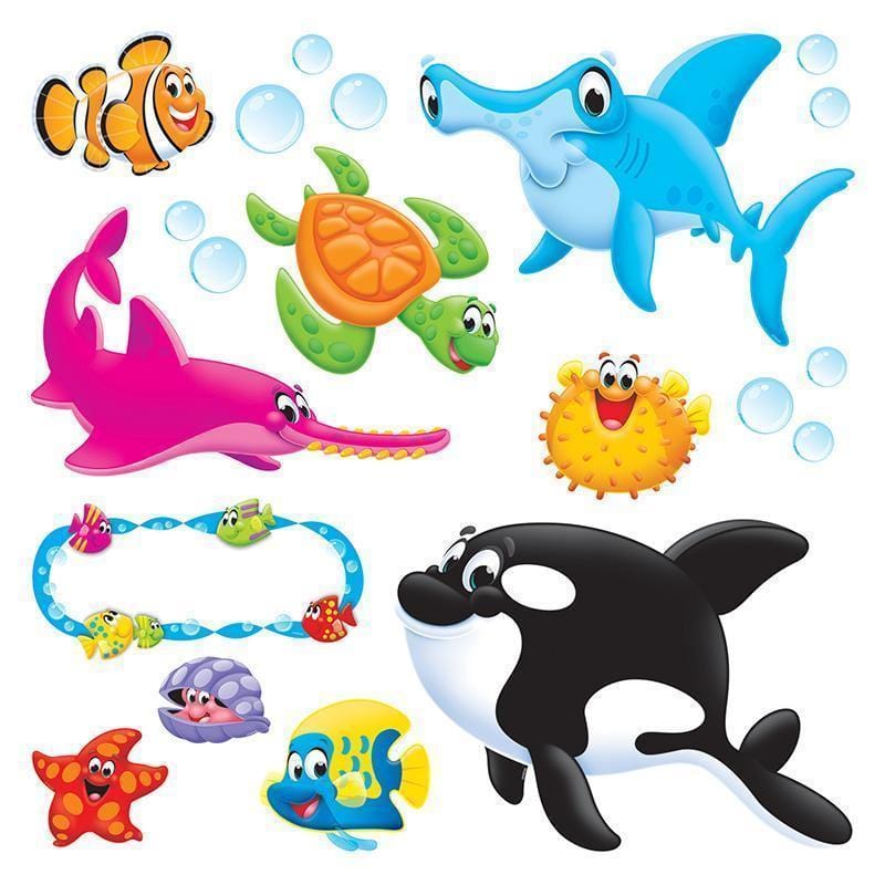 SEA BUDDIES BULLETIN BOARD SET-Learning Materials-JadeMoghul Inc.