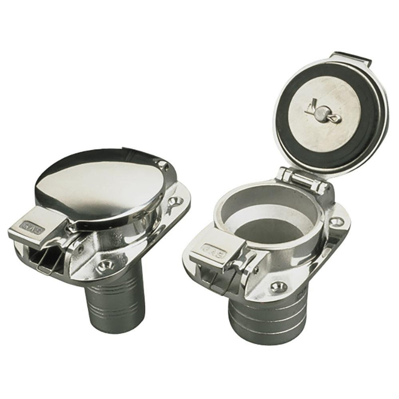 Sea-Dog Stainless Steel Flip Top Deck Fill - Gas - 2" Hose [351100]-Deck Fills-JadeMoghul Inc.