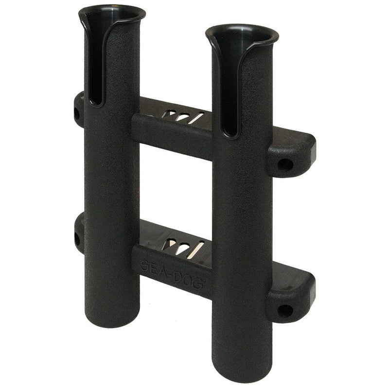 Sea-Dog Two Pole Side Mount Rod Storage Rack - Black [325029-1]-Rod Holders-JadeMoghul Inc.