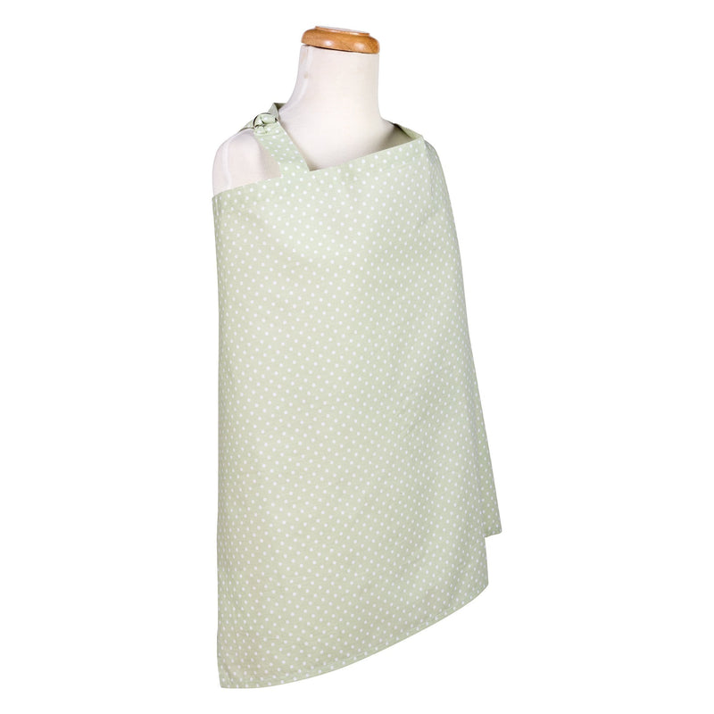 Sea Foam Dot Nursing Cover-SEA FOAM-JadeMoghul Inc.