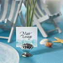 Sea Shell Silver Place Card Holders (Pack of 8)-Table Planning Accessories-JadeMoghul Inc.