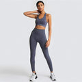 seamless hyperflex workout set sport leggings and top set yoga outfits for women sportswear athletic clothes gym sets 2 piece JadeMoghul Inc. 
