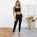 seamless hyperflex workout set sport leggings and top set yoga outfits for women sportswear athletic clothes gym sets 2 piece JadeMoghul Inc. 