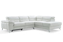 Sectionals Sectionals For Sale - Sectional, Chaise On Right When Facing, White Top Grain Italian Leather HomeRoots