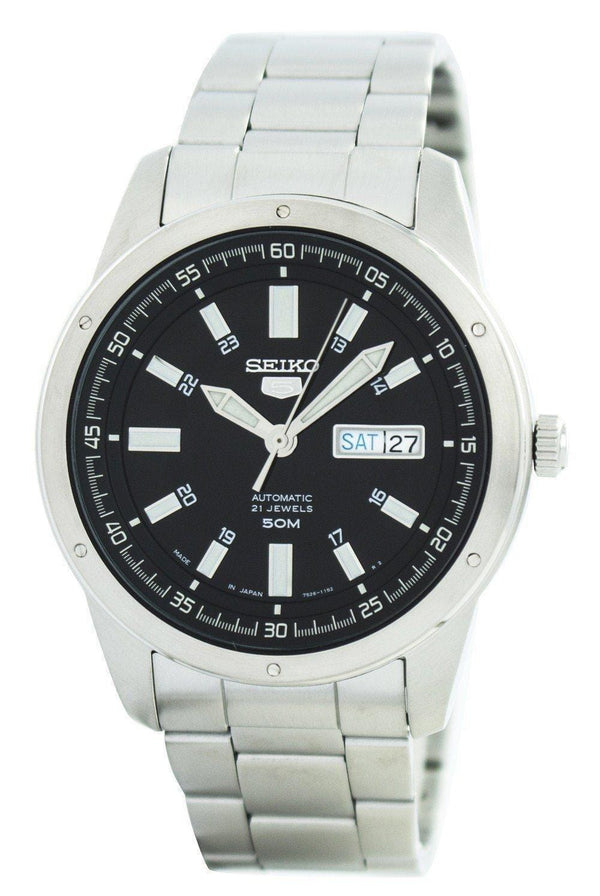 Seiko 5 Automatic 21 Jewels Japan Made SNKN13 SNKN13J1 SNKN13J Men's Watch-Branded Watches-JadeMoghul Inc.
