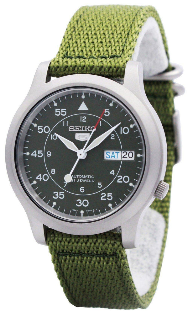 Seiko 5 Military Automatic Nylon SNK805K2 Men's Watch-Branded Watches-JadeMoghul Inc.